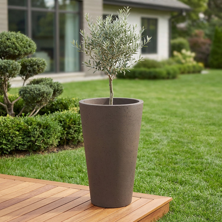 Crete Self-Watering Planter, Tall