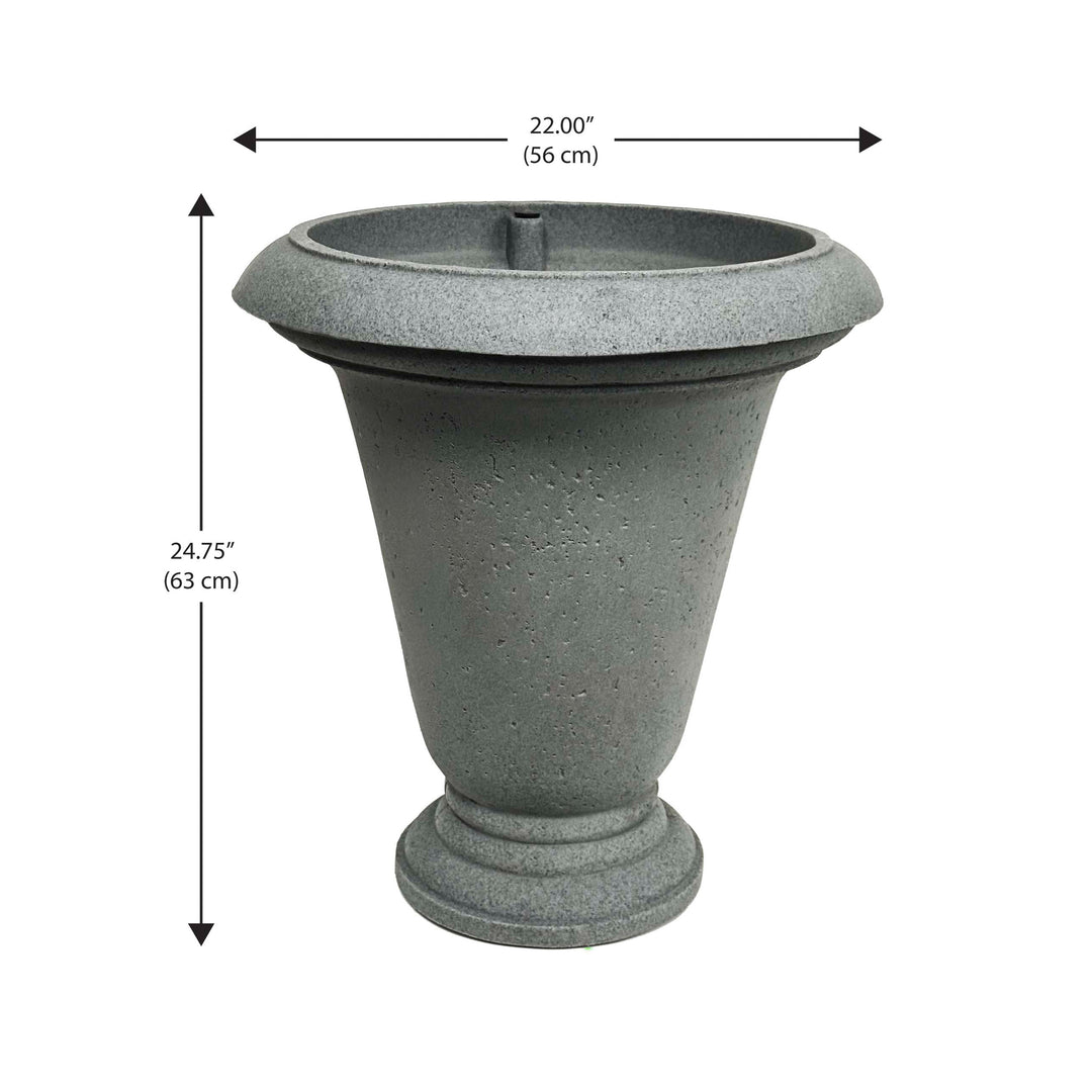Crete Self-Watering Planter, Urn