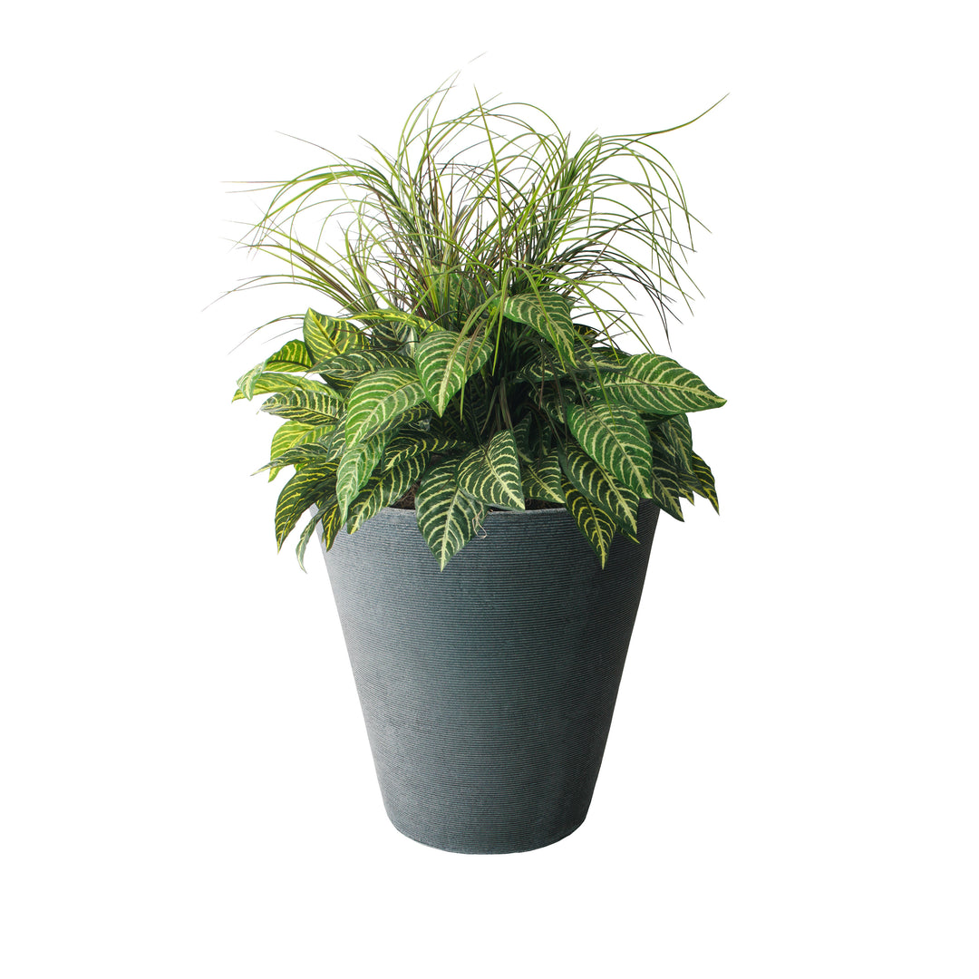 gray indoor planter Self Watering Planter – Olympus Stone Look Outdoor