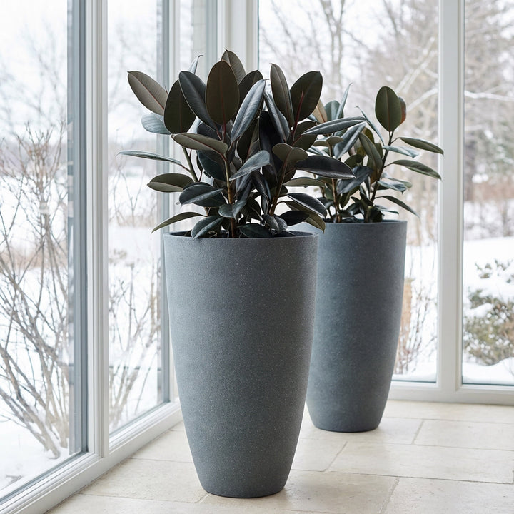 Curved Vase Planters, 2-Pack