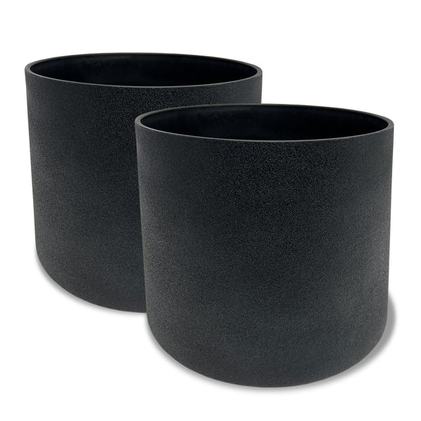 Acerra Cylinder Planter, 2 Pack