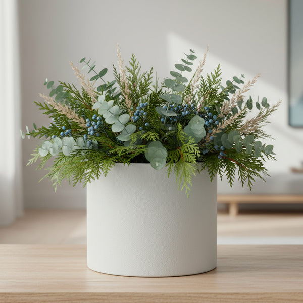 Acerra Cylinder Planter, 2 Pack