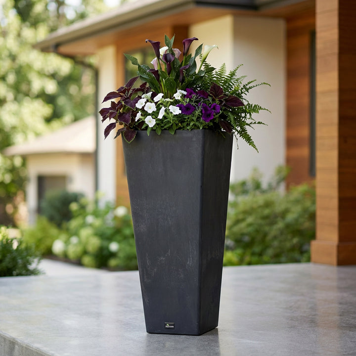 Square Planter with Watering Tray