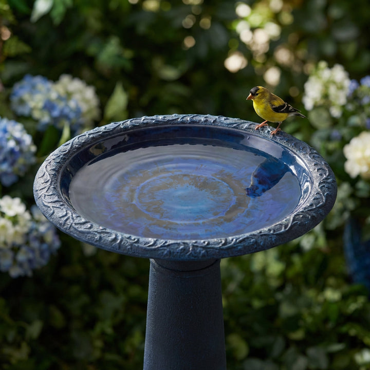 Marbled Glaze Bird Bath