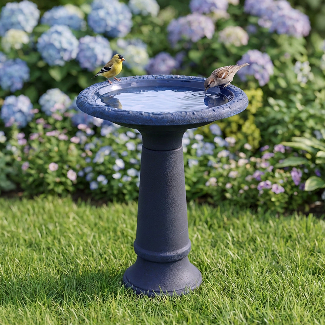 Marbled Glaze Bird Bath