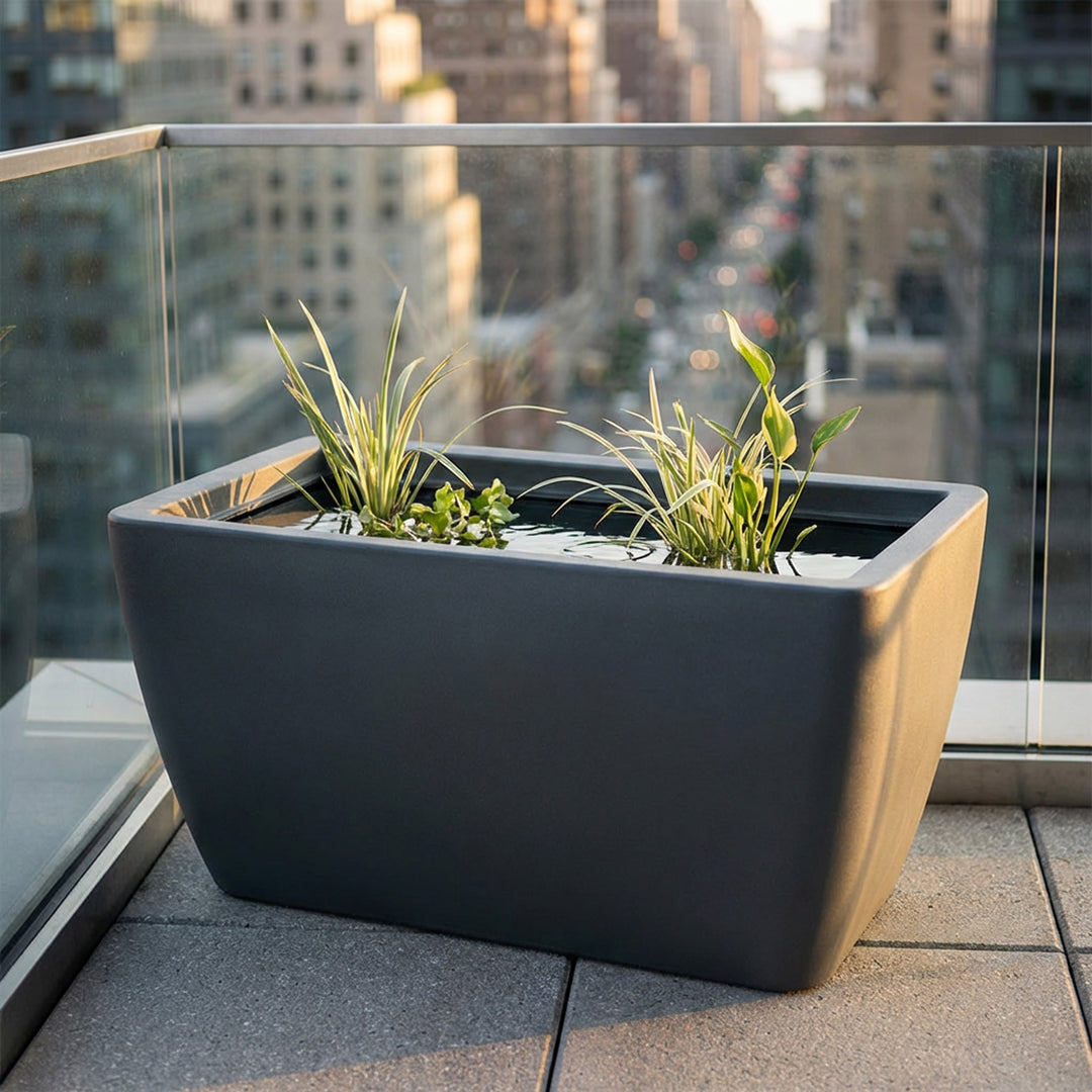 Manhattan Balcony Planter and Pond
