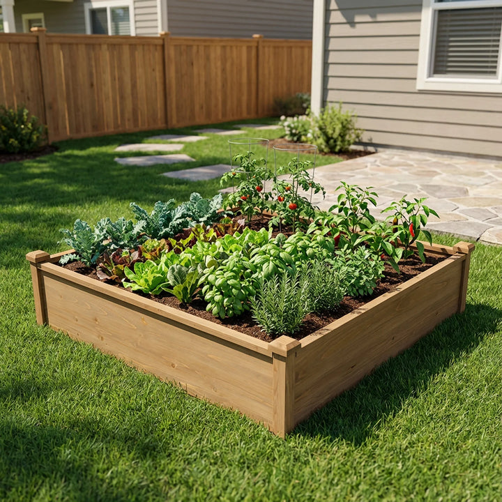 Soil Saver Composter + Raised Garden Bed Bundle