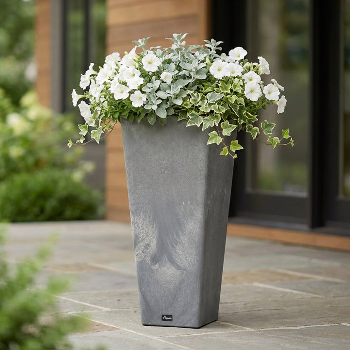 Square Planter with Watering Tray