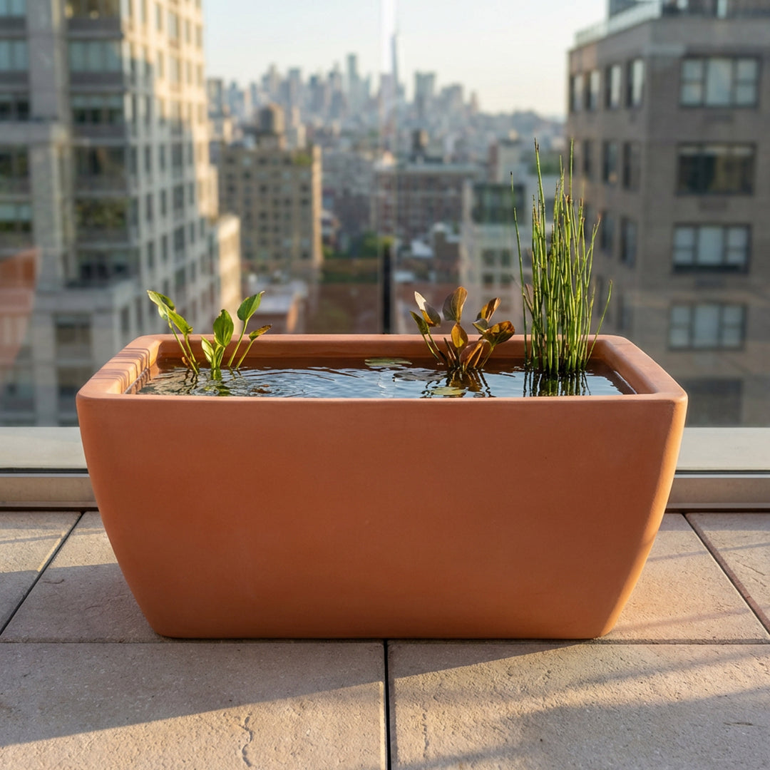 Manhattan Balcony Planter and Pond