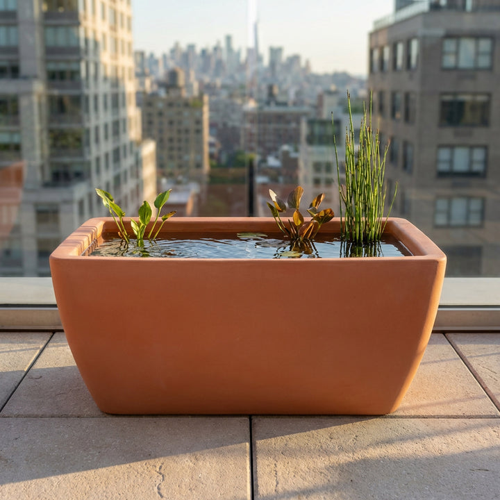 Manhattan Balcony Planter and Pond