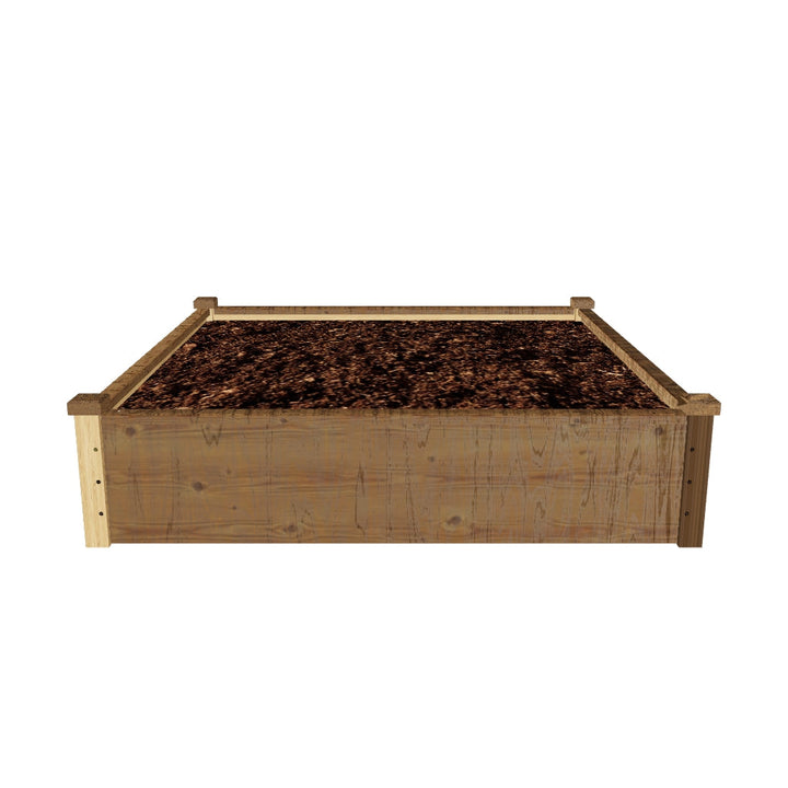 Wood Raised Garden Bed