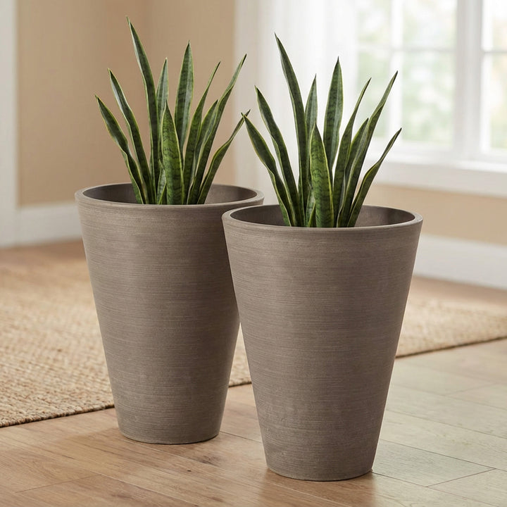 Round Planters, 2-Pack