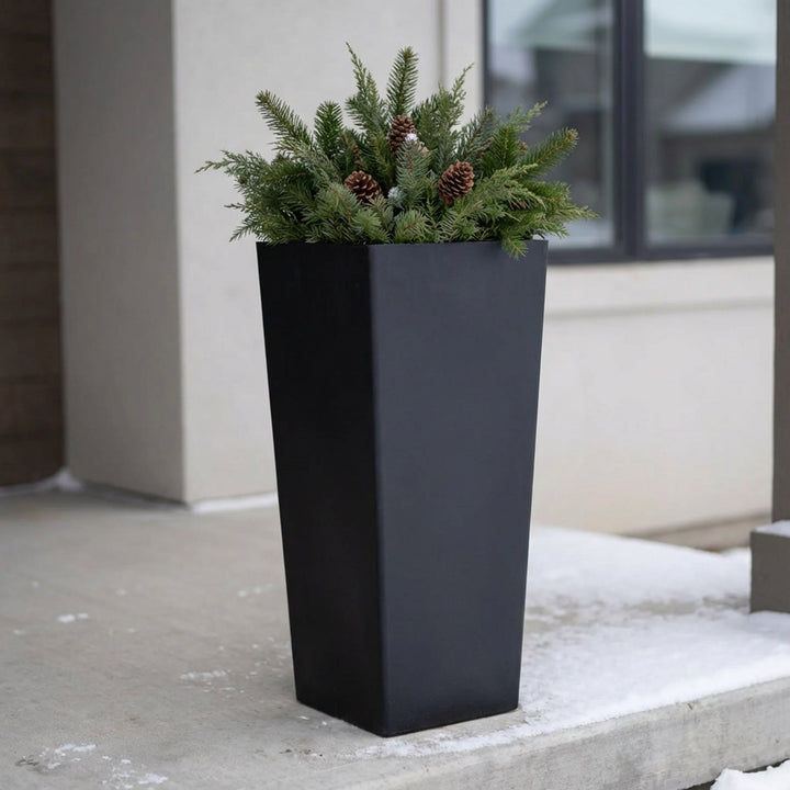 Square Planter with Watering Tray