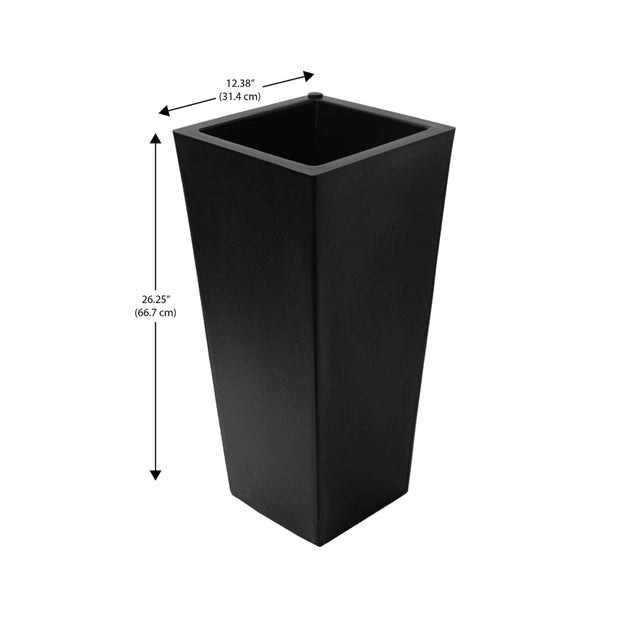 Allegro Tall Square Self-Watering Planter | Signature Planters ...